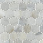 2 Inch Hexagon Warm White Polished