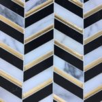 IM Chevron Gold 1 Nero Marquina