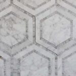 YA Combined Hexagon Carrara Bardiglio Polish  