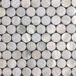 3/4'' / 1'' White Penny Round