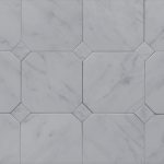 8 Inch Octagon Carrara Matt