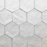 Alivar 6 Inch Hexagon Navas White