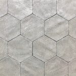Alivar 6 Inch Hexagon Tuscola Grey