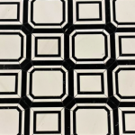 Big Octagon Square Yugo White Nero Marquina