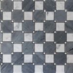 IM Checkboard Bardiglio - Carrara