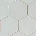 Kromatika 4 Inch Hexagon White