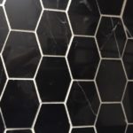 Long Hexagon Nero Marquina Polished