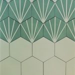 Meraki 8 Inch Hexagon Even Verde Base White