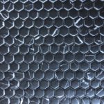 Recycled Glass Mini Hexagon Nero Marquina