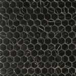 RG 1 Inch Hexagon Nero Marquina