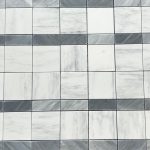 Stripes Oriental White Bardiglio Honed