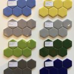 Enamel Glass 2'' Hexagons